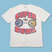 Vintage 1998 Super Bowl T-Shirt Medium 