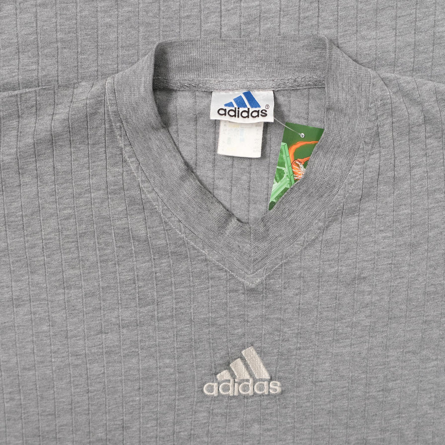 Vintage adidas V-Neck T-Shirt XXLarge 