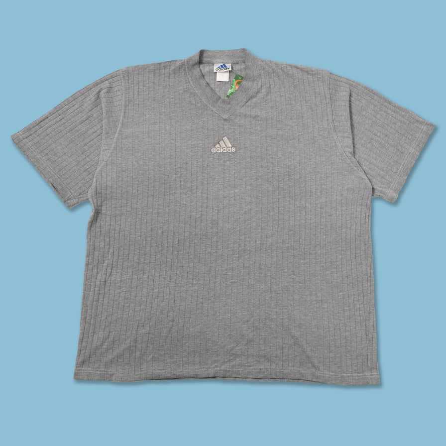 Vintage adidas V-Neck T-Shirt XXLarge 