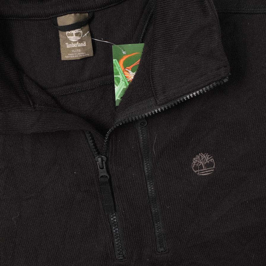 Vintage Timberland Q-Zip Sweater XLarge 