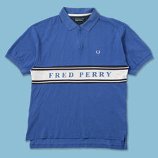 Vintage Fred Perry Q-Zip Polo Medium 