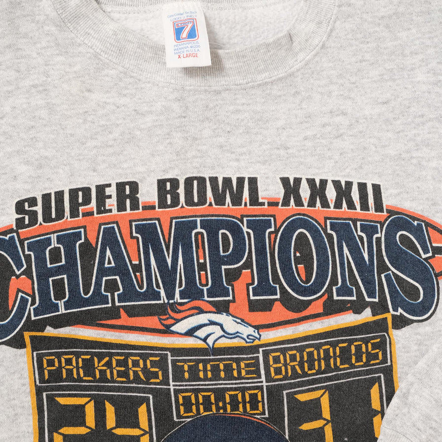 Vintage 1998 Denver Broncos Sweater XLarge 