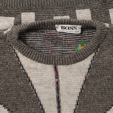 Vintage Hugo Boss Knit Sweater XXLarge 