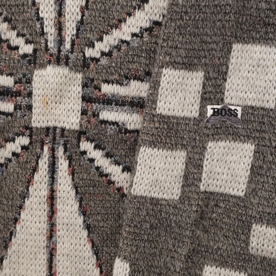 Vintage Hugo Boss Knit Sweater XXLarge 