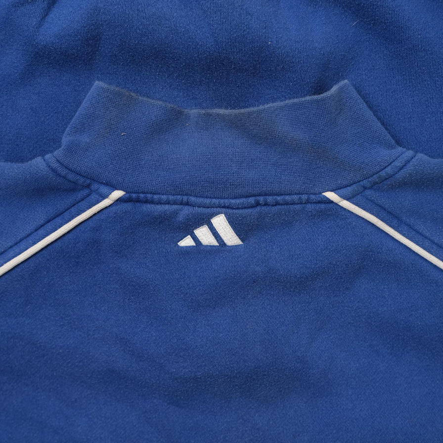 Vintage adidas Q-Zip Sweater Large 