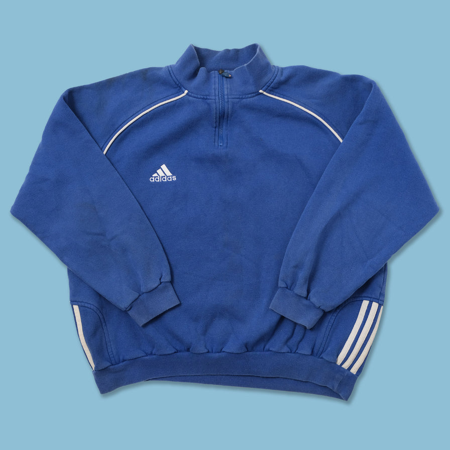 Vintage adidas Q-Zip Sweater Large 