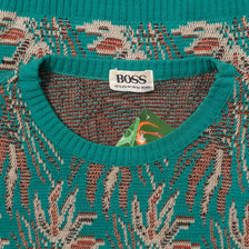 Vintage Hugo Boss Knit Sweater Medium 