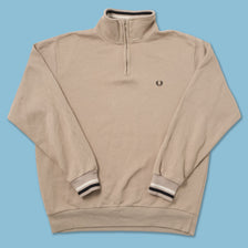 Vintage Fred Perry Q-Zip Sweater Medium 