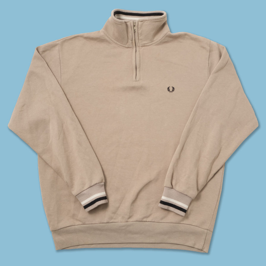 Vintage Fred Perry Q-Zip Sweater Medium 