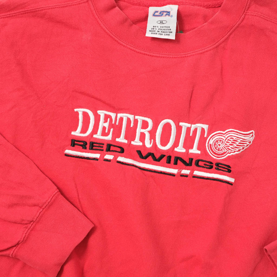 Vintage Detroit Red Wings Sweater XLarge 