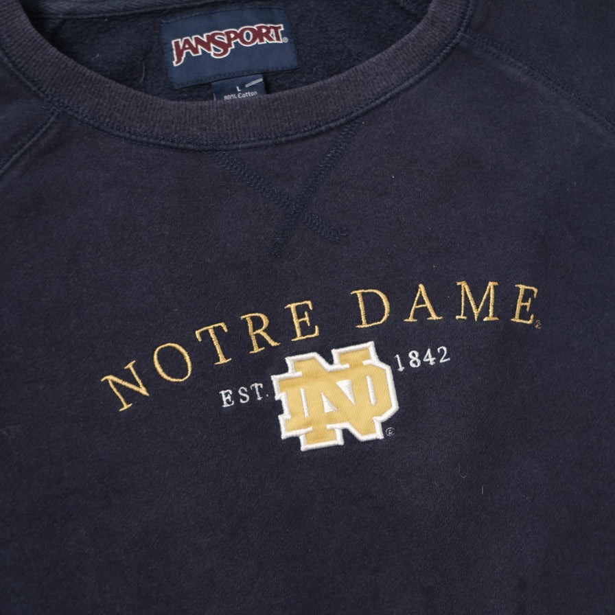 Vintage Notre Dame Sweater Medium 