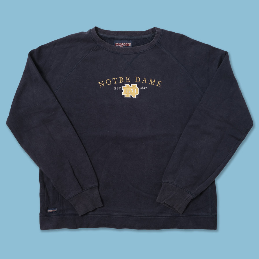 Vintage Notre Dame Sweater Medium 