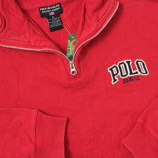 Vintage Polo Jeans Q-Zip Sweater XLarge