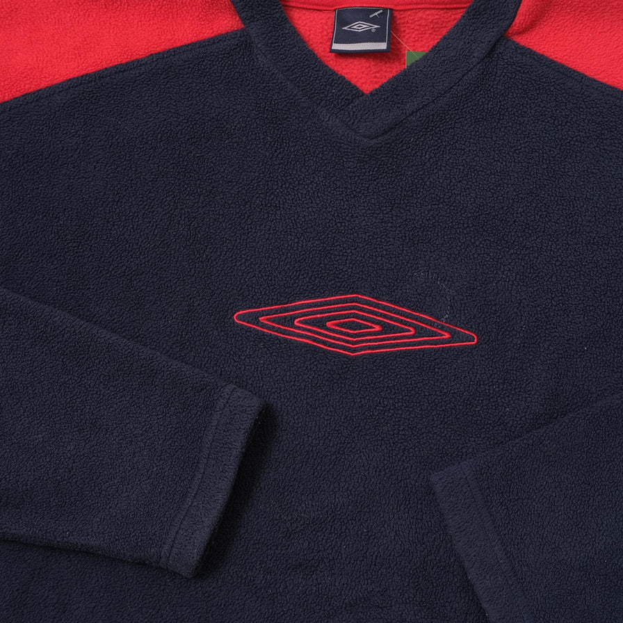 Vintage Umbro V-Neck Fleece XLarge 