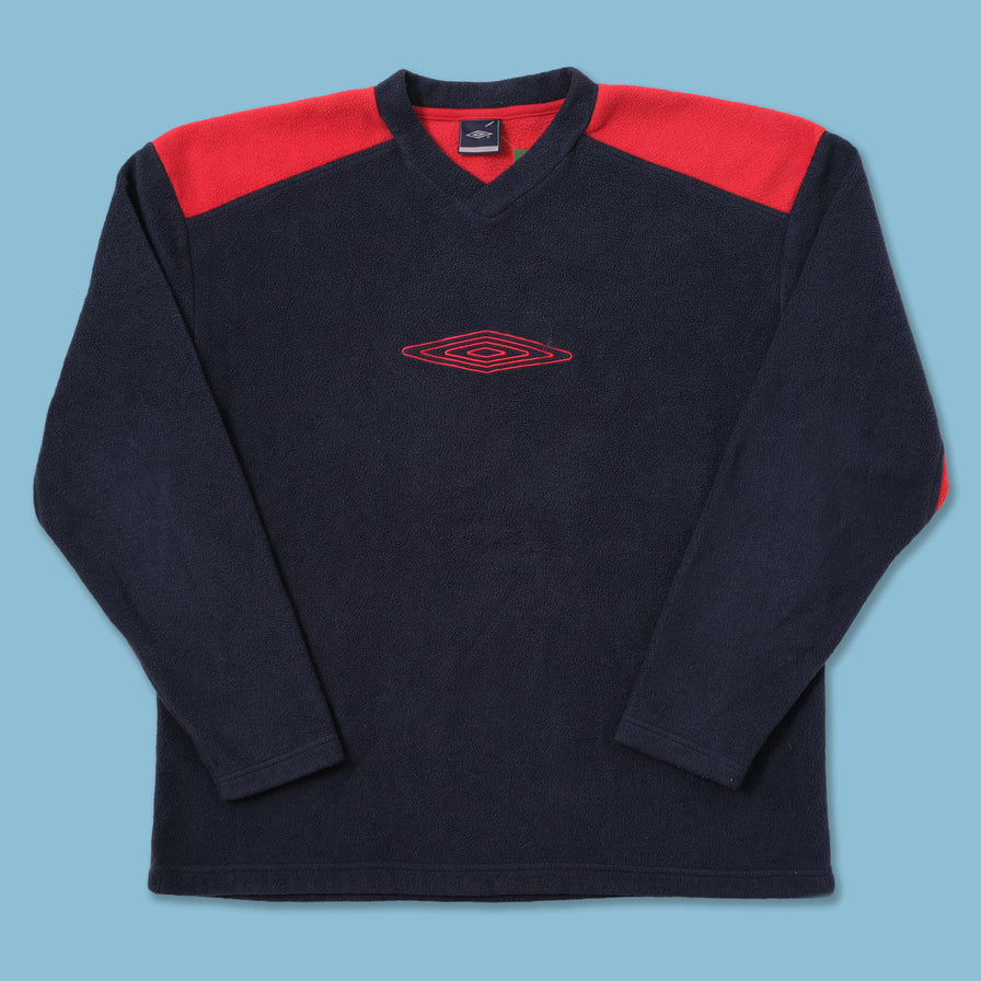 Vintage Umbro V-Neck Fleece XLarge 