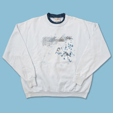 Vintage Winter Morning Sun Sweater XLarge 