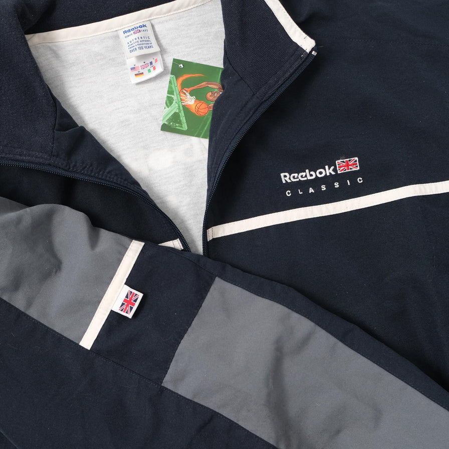 Vintage Reebok Classic Track Jacket Large 