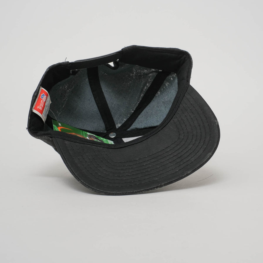 Vintage DS Los Angeles Raiders Leather Snapback 