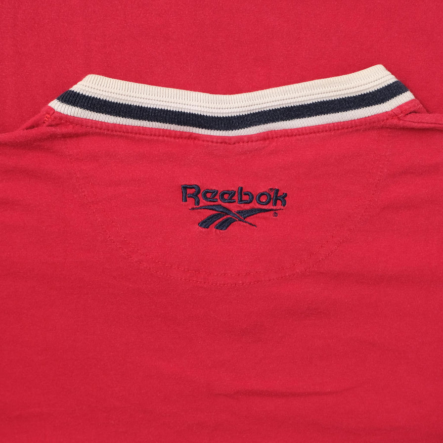Vintage Reebok V-Neck T-Shirt 3XLarge 