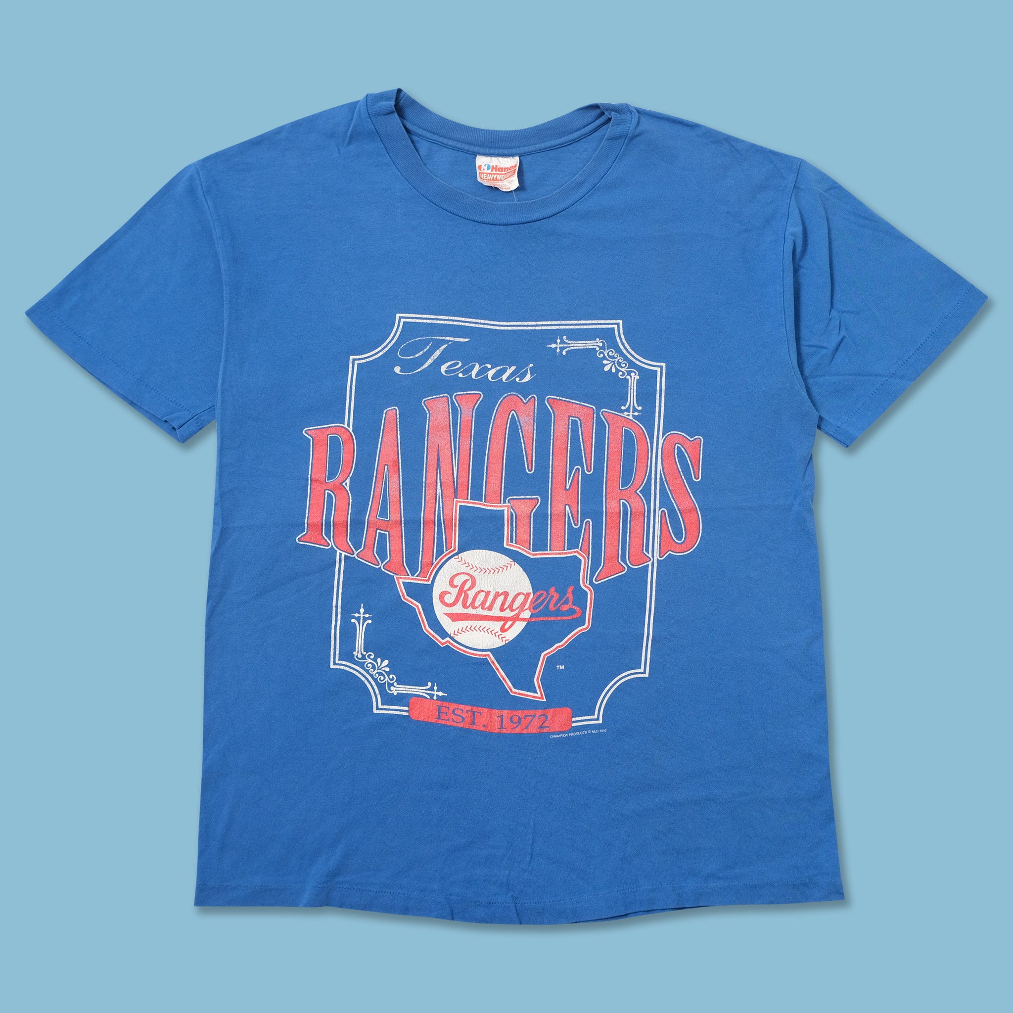 Vintage Texas Rangers EST 1972 Shirt, Baseball T-shirts - Printing