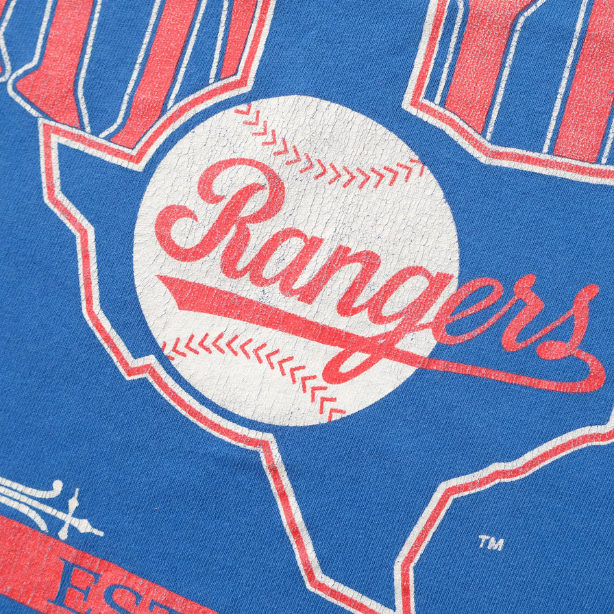 Vintage 1992 Texas Rangers T-Shirt Large 