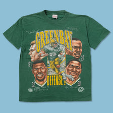 Vintage Green Bay Packers Defense T-Shirt Large 