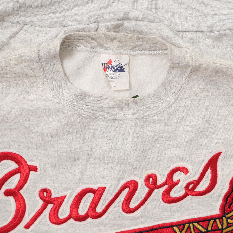 Vintage Atlanta Braves Sweater Large 