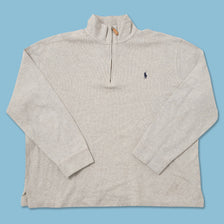 Vintage Polo Ralph Lauren Q-Zip Sweater Large 