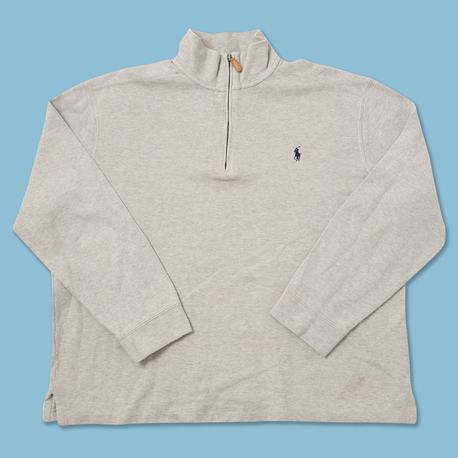 Vintage Polo Ralph Lauren Q-Zip Sweater Large 