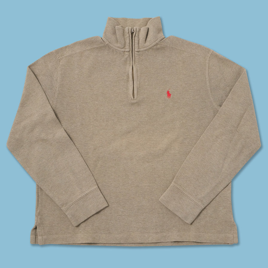 Vintage Polo Ralph Lauren Q-Zip Sweater Small 