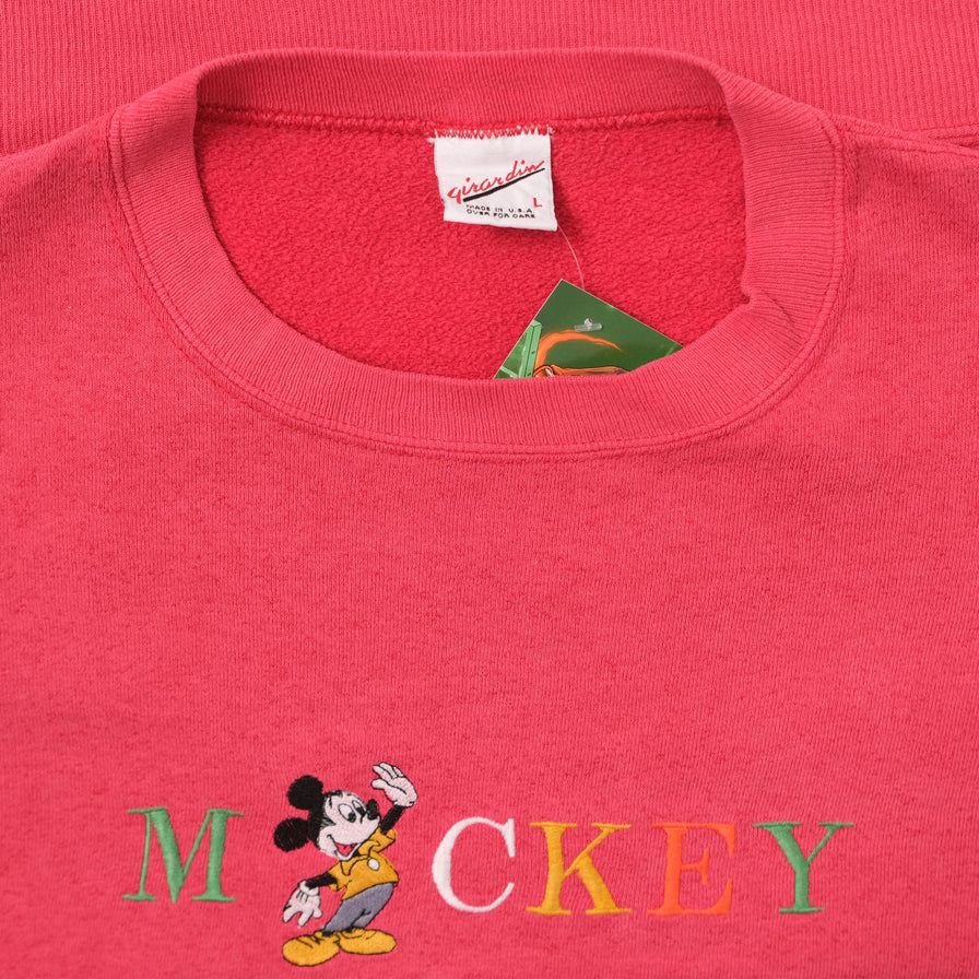 Vintage Mickey Mouse Sweater Large 
