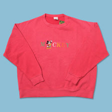 Vintage Mickey Mouse Sweater Large 