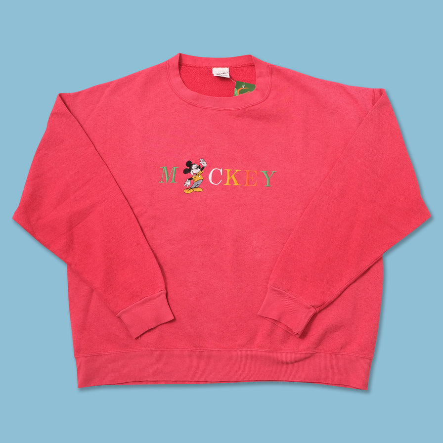 Vintage Mickey Mouse Sweater Large 