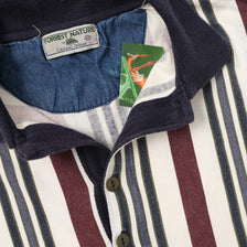 Vintage Striped Polo Medium 