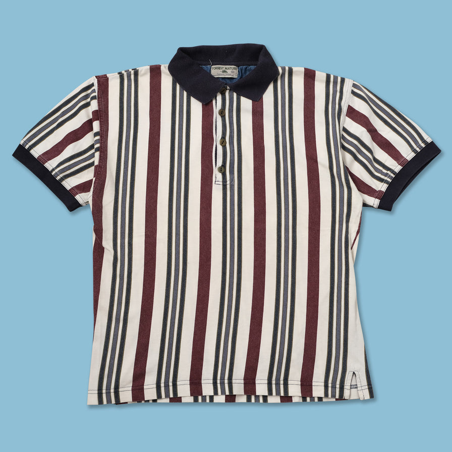 Vintage Striped Polo Medium 
