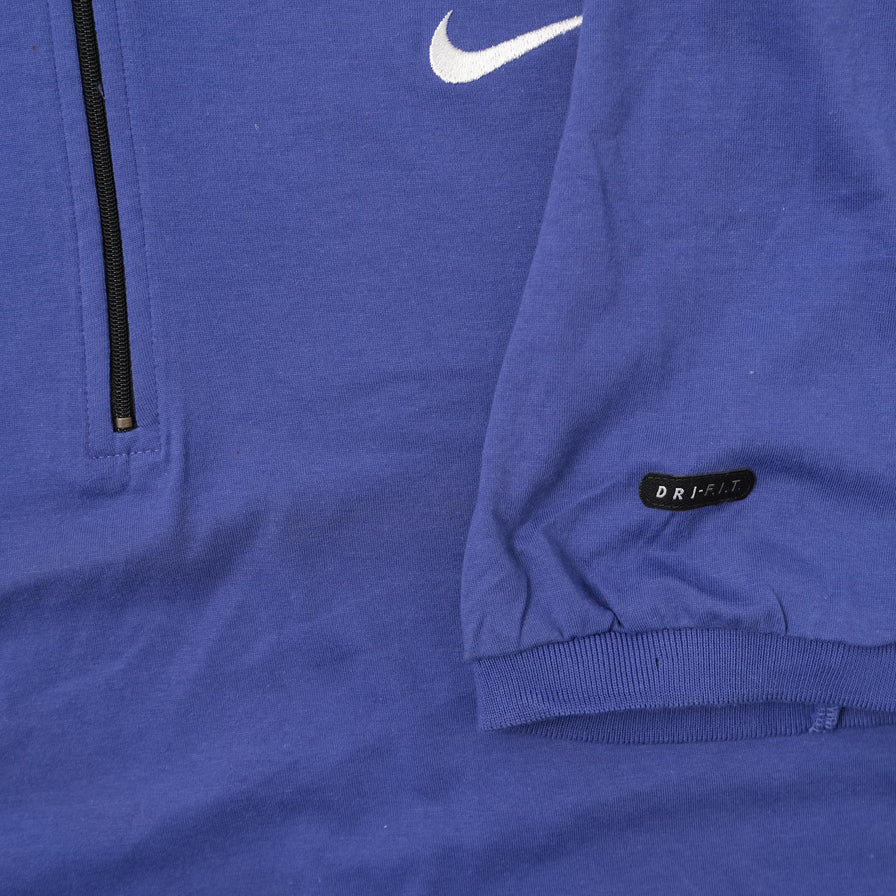 Vintage Nike Agassi Half Zip T-Shirt Large 