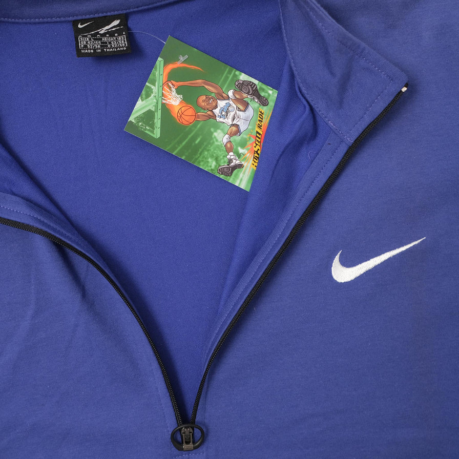 Vintage Nike Agassi Half Zip T-Shirt Large 