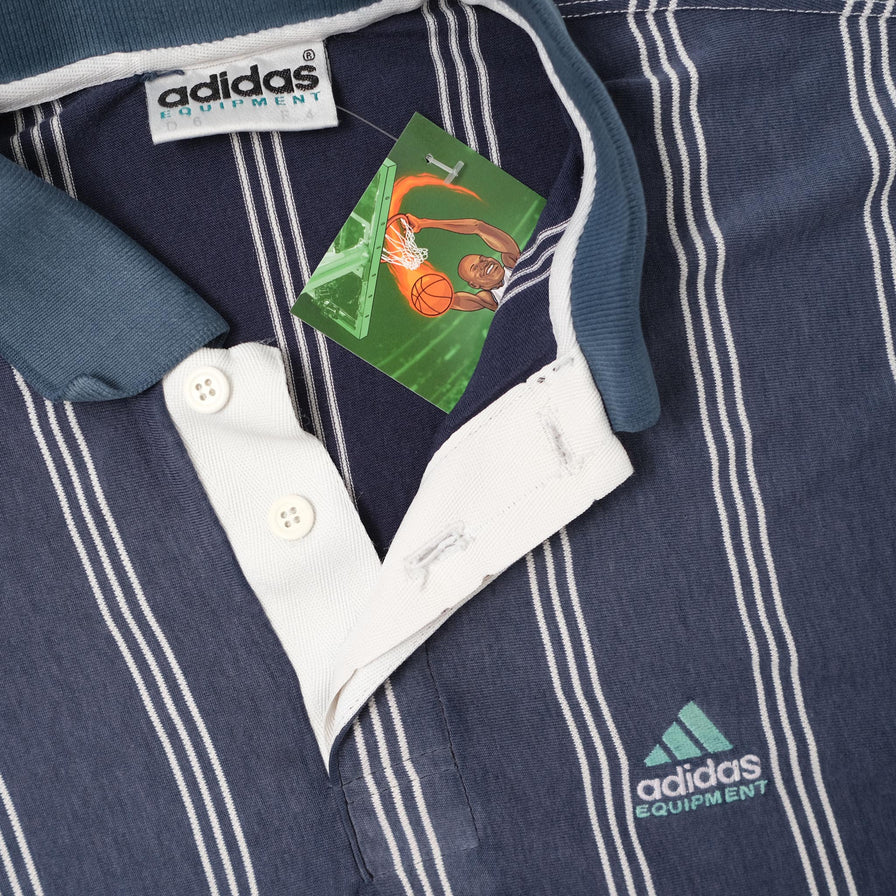 Vintage adidas Equipment Polo XLarge 