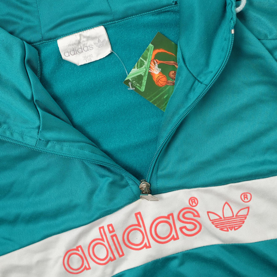 Vintage adidas Q-Zip Track Top Large 