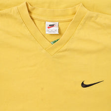 Vintage Nike V-Neck Mini Swoosh T-Shirt Small 