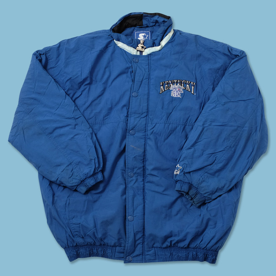 Vintage Starter Kentucky Wildcats Padded Jacket XXLarge | Double