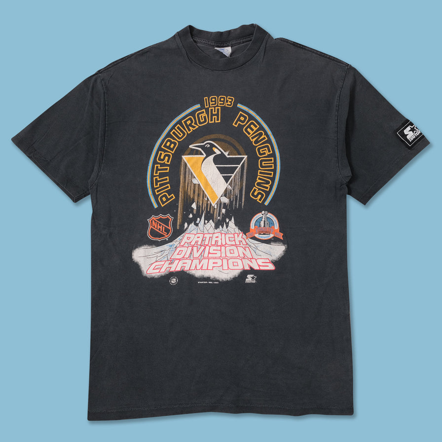 1993 Starter Pittsburgh Penguins T-Shirt Large 