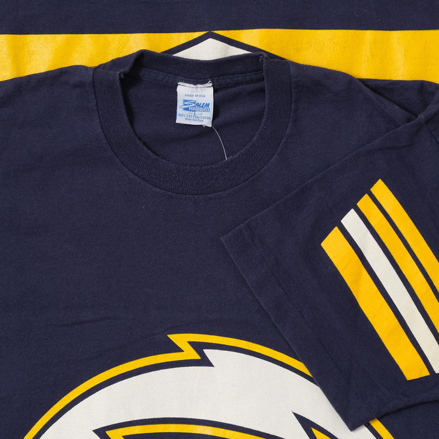 1995 Salem San Diego Chargers T-Shirt XLarge 