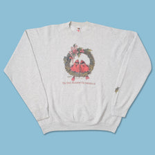 Vintage Nature Bird Sweater XXLarge 