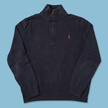 Women's Polo Ralph Lauren Q-Zip Knit Sweater Small 