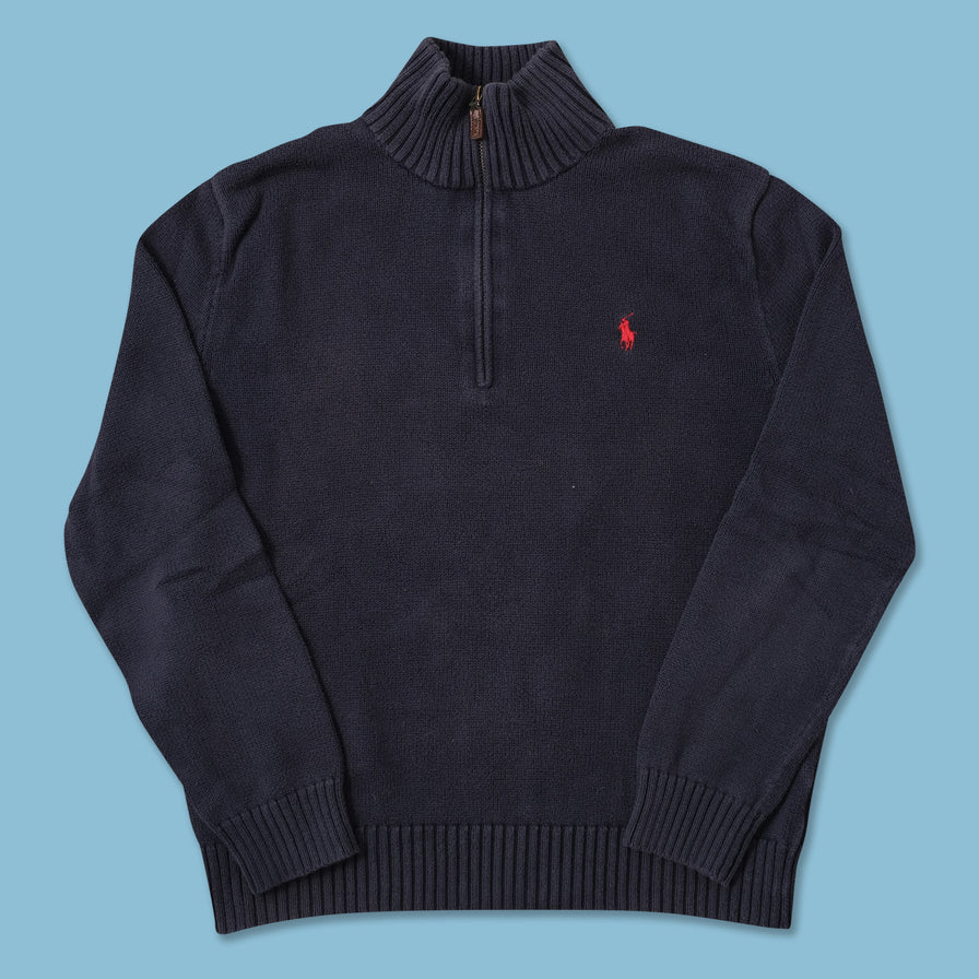 Women's Polo Ralph Lauren Q-Zip Knit Sweater Small 