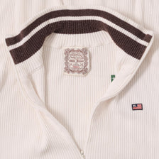 Vintage Women's Polo Jeans Q-Zip Sweater Small