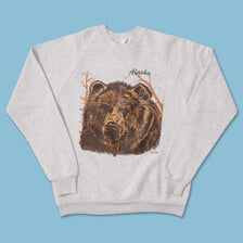 Vintage Alaska Bear Sweater Small 