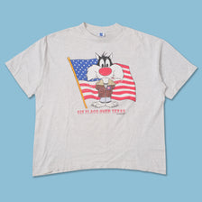 Vintage Looney Tunes Six Flags T-Shirt XXLarge 