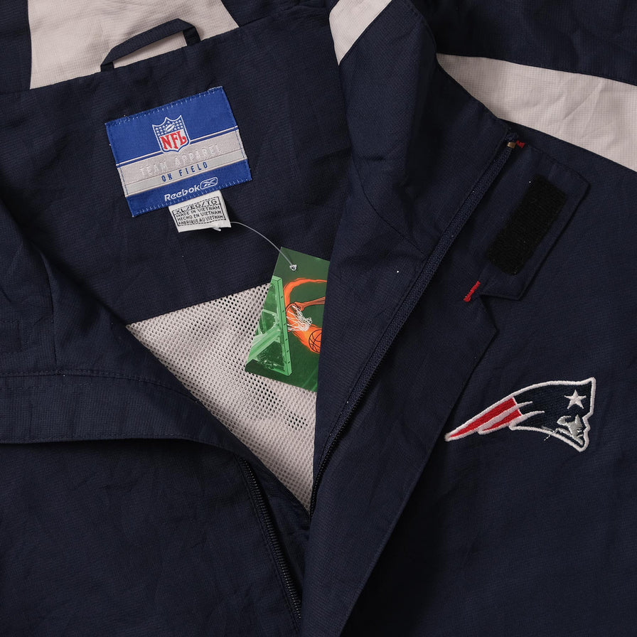 Vintage Reebok New England Patriots Light Jacket XLarge 